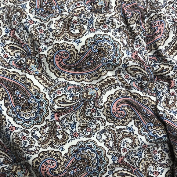 Talbots Petites Paisley Mid Rise Stretch The Perfect Crop Pants - Picture 11 of 12